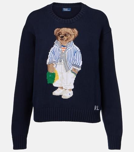 Pullover Polo Bear in cotone a intarsio - Polo Ralph Lauren - Modalova