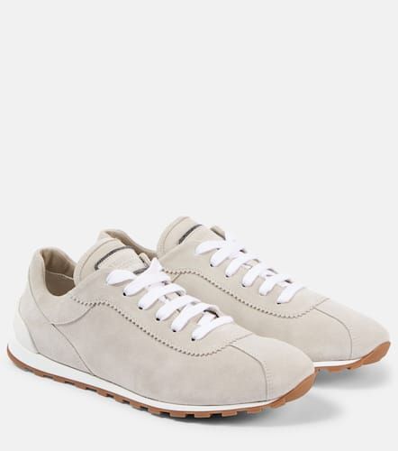 Monili suede sneakers - Brunello Cucinelli - Modalova