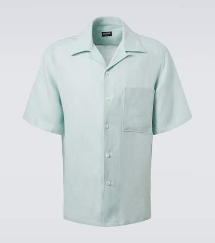 Zegna Linen bowling shirt - Zegna - Modalova