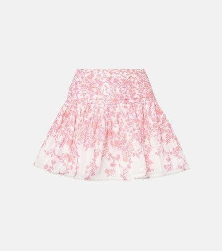 Colleen floral cotton-blend miniskirt - Poupette St Barth - Modalova