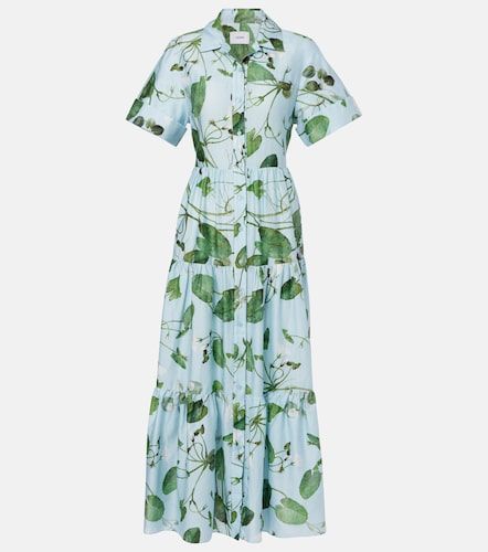 Abito midi in cotone con stampa - Erdem - Modalova