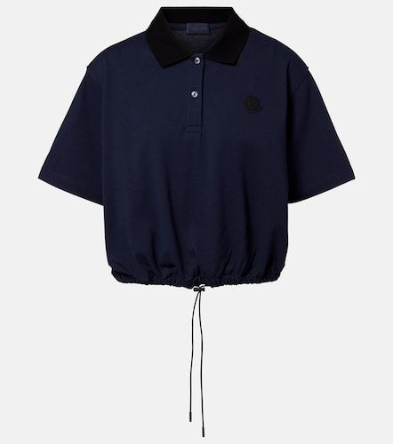 Moncler Polo de piqué de algodón - Moncler - Modalova