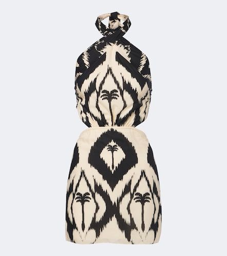 Printed cotton halterneck minidress - Johanna Ortiz - Modalova