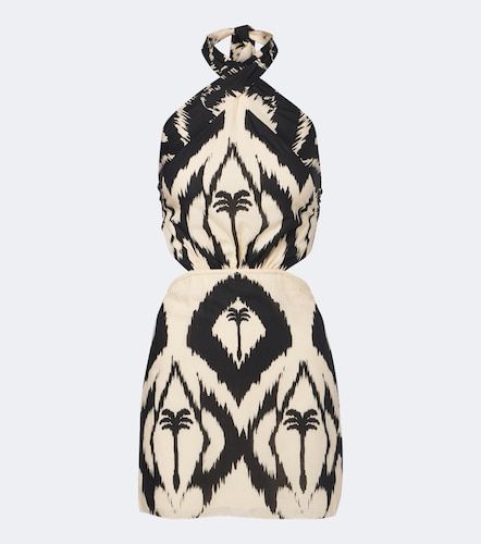 Vestido corto de algodón estampado - Johanna Ortiz - Modalova
