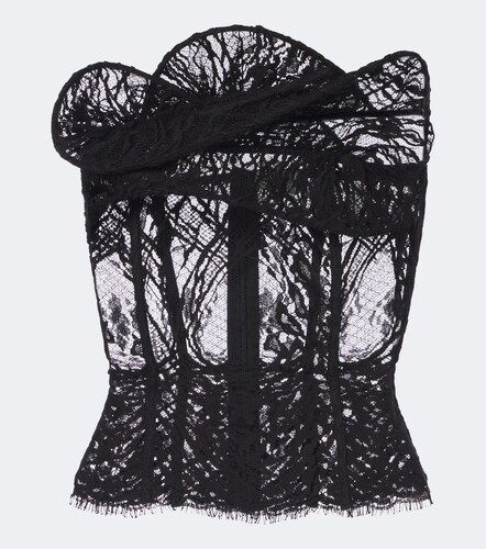Magda Butrym Draped lace corset - Magda Butrym - Modalova