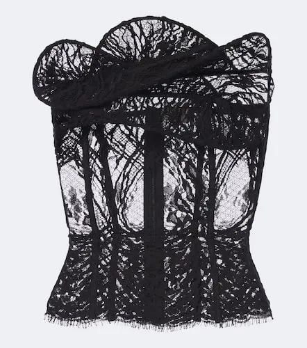 Magda Butrym Draped lace corset - Magda Butrym - Modalova