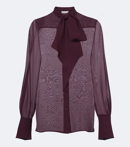 Nina Ricci Blusa de chifón de seda - Nina Ricci - Modalova