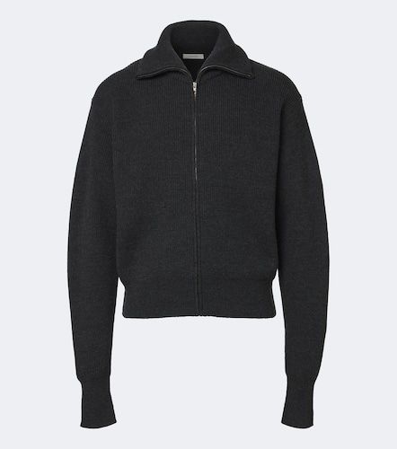 Pullover in lana a coste con zip - Lemaire - Modalova