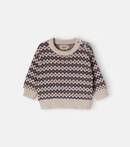 Bebé - jersey Harlow de algodón en jacquard - Wheat - Modalova