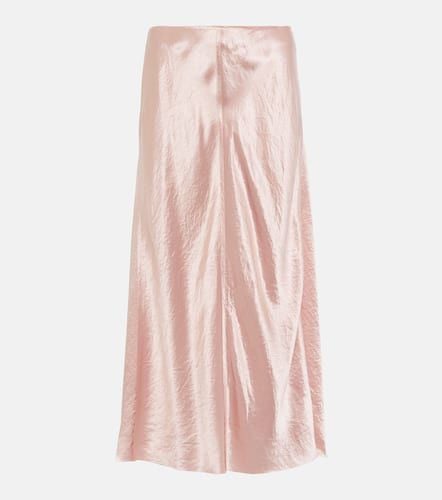 Vince Slip satin midi skirt - Vince - Modalova