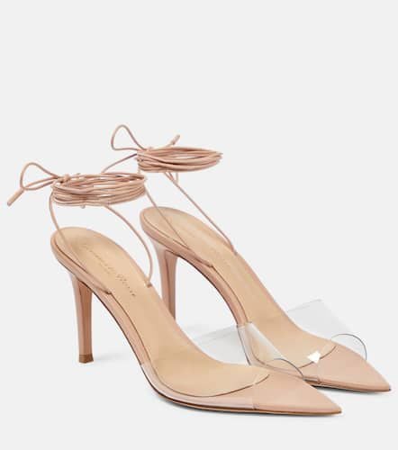 Skye 85 PVC and leather sandals - Gianvito Rossi - Modalova