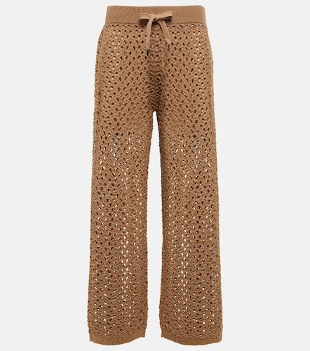 Pantalones deportivos algodón, lino y seda - Brunello Cucinelli - Modalova