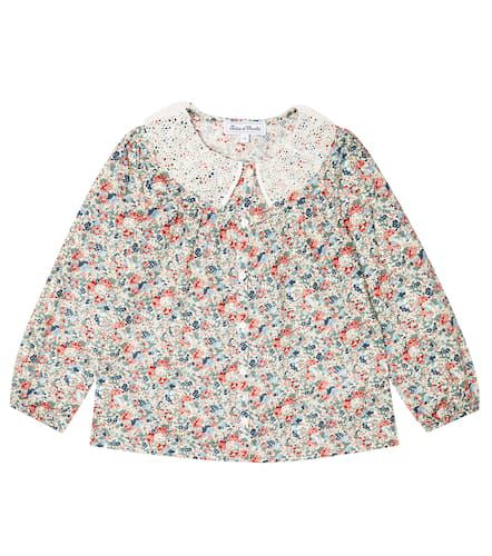 Blusa in cotone con finiture in pizzo - Tartine et Chocolat - Modalova