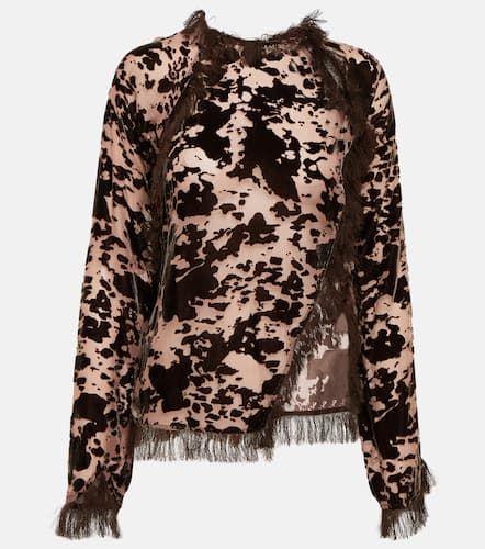 Acne Studios Semi-sheer velvet top - Acne Studios - Modalova