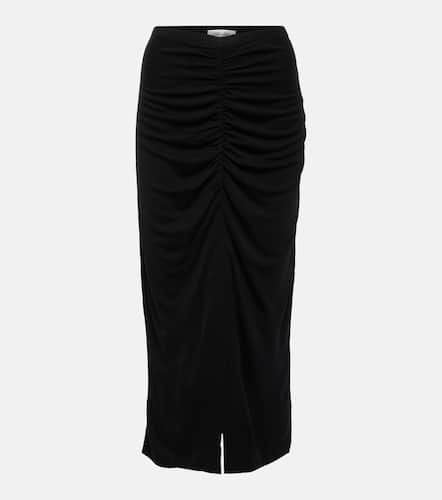 Callisto ruched wool-blend midi skirt - Diane von Furstenberg - Modalova