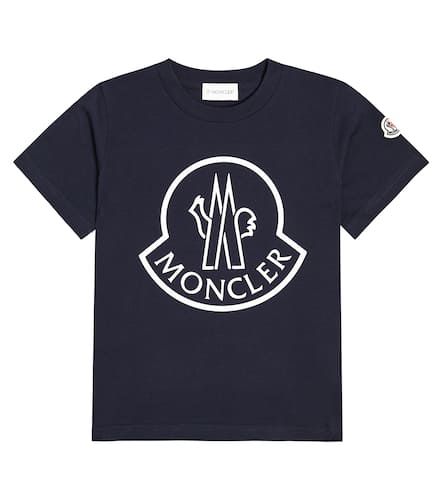 Camiseta en jersey de algodón con logo - Moncler Enfant - Modalova