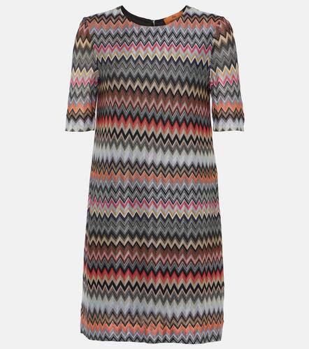 Vestido corto de algodón en zigzag - Missoni - Modalova