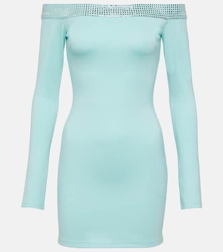 Crystal-embellished minidress - David Koma - Modalova