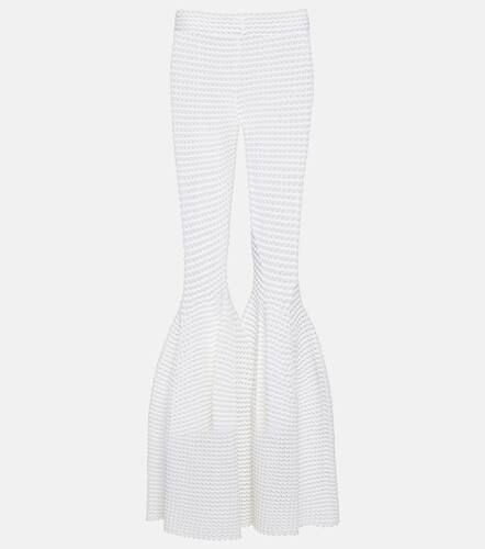 AlaÃ¯a Waffle-knit flared pants - Alaia - Modalova