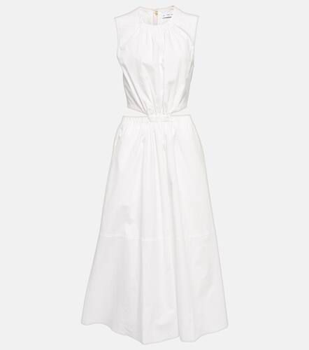 Label cutout cotton midi dress - Proenza Schouler - Modalova