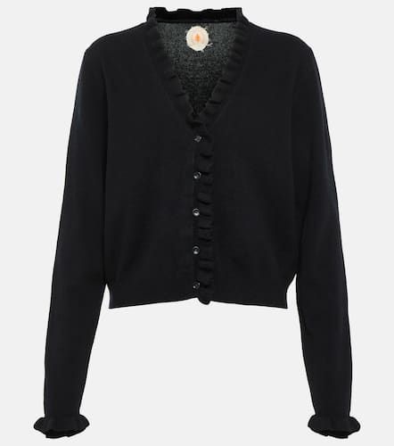 Ruffled cashmere and wool cardigan - Jardin des Orangers - Modalova