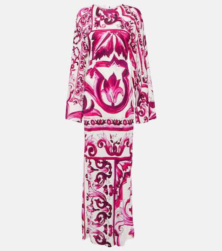 Majolica printed maxi dress - Dolce&Gabbana - Modalova