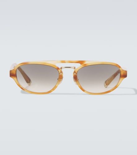 Gafas de sol browline efecto carey - Brunello Cucinelli - Modalova