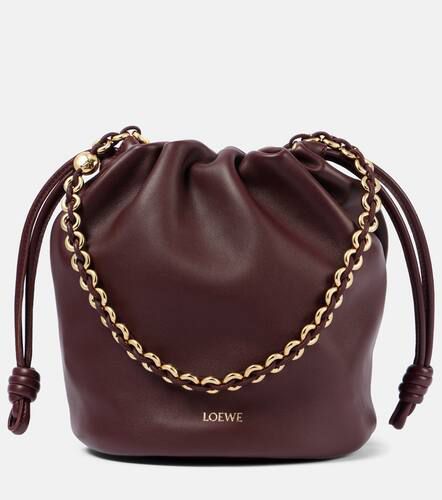 Paula's Ibiza Flamenco Small leather bucket bag - Loewe - Modalova