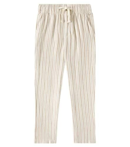 Kalen linen-blend straight pants - Rylee + Cru - Modalova