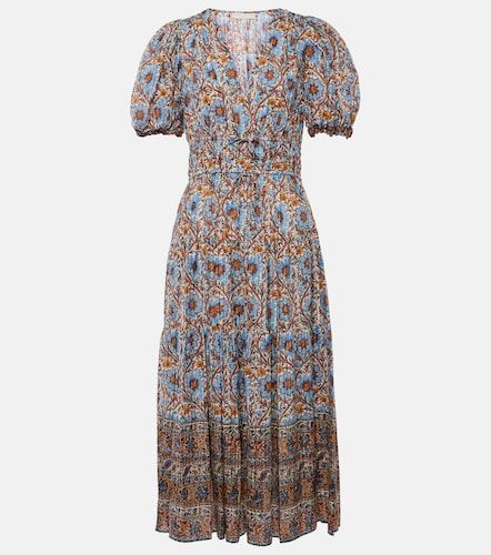 Abito midi Ilana in misto cotone con stampa - Ulla Johnson - Modalova