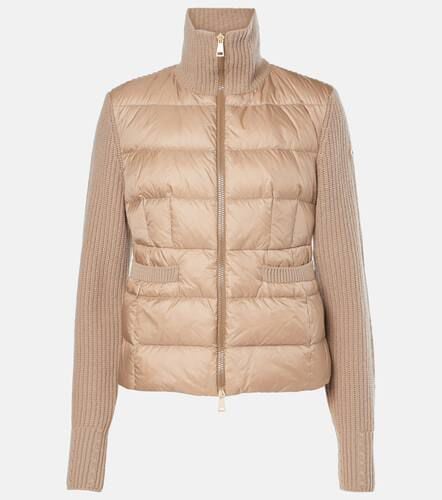 Moncler Cardigan imbottito in lana - Moncler - Modalova