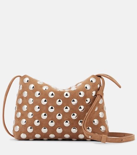 Borsa a tracolla Lina Medium in suede con borchie - Khaite - Modalova