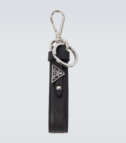 Llavero Saffiano de piel con logo - Prada - Modalova