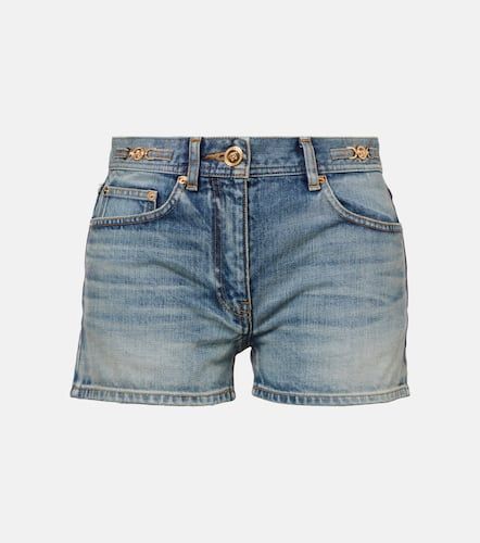 Versace Mid-rise denim shorts - Versace - Modalova