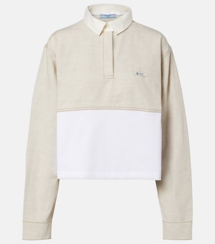 Prada Polo in cotone e lino - Prada - Modalova