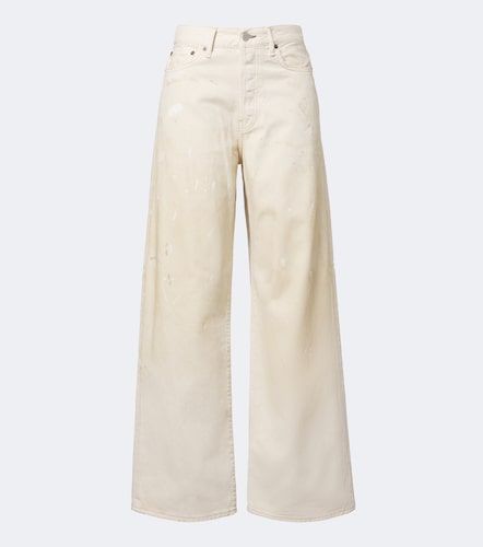 Acne Studios Jeans anchos con piel - Acne Studios - Modalova