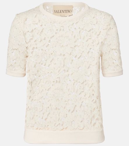 Top Mossi de encaje - Valentino Garavani - Modalova