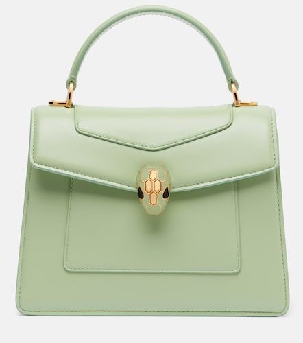 Serpenti Forever Small leather top-handle bag - Bvlgari - Modalova