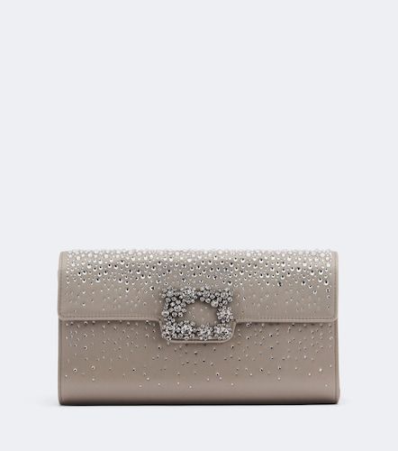 Efflorescence embellished satin clutch - Roger Vivier - Modalova
