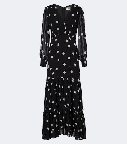 Abito midi Elsie in georgette a pois - Rixo - Modalova