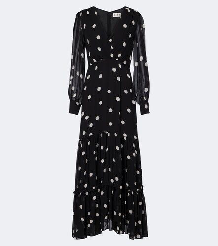 Vestido midi Elsie de georgette con lunares - Rixo - Modalova