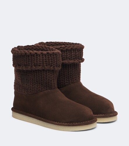 Ankle Boots aus Veloursleder - Miu Miu - Modalova