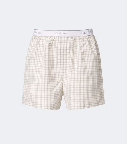 Bóxers Owen de algodón a cuadros - Calvin Klein Collection - Modalova