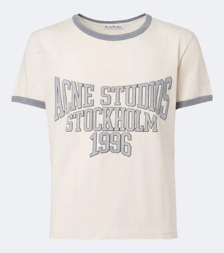 Logo cotton jersey T-shirt - Acne Studios - Modalova
