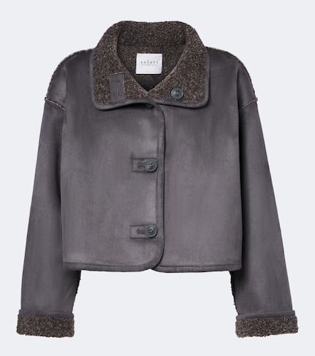 Giacca cropped Esme foderata in teddy - Velvet - Modalova