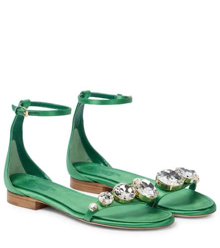 Embellished satin sandals - Giambattista Valli - Modalova