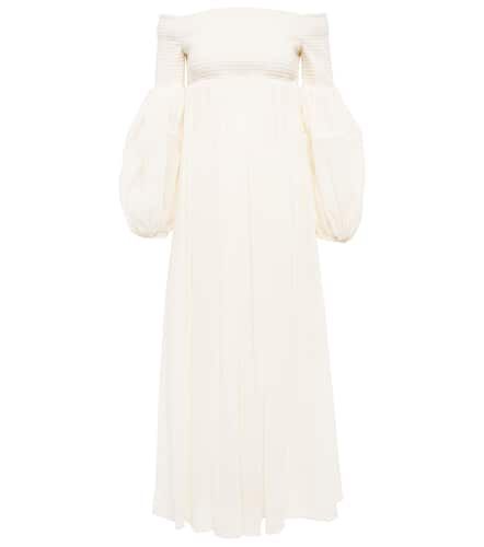 ChloÃ© Shirred wool gauze maxi dress - Chloe - Modalova