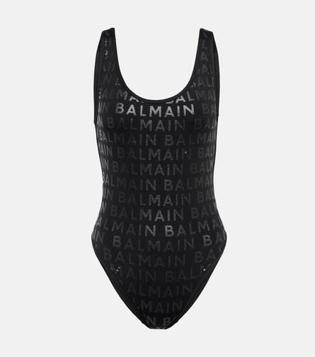 Balmain Logo printed swimsuit - Balmain - Modalova