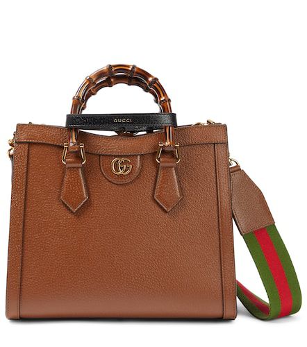 Diana Small leather tote bag - Gucci - Modalova