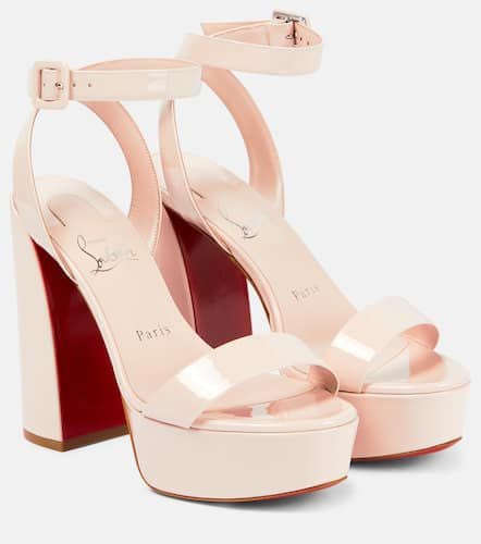 Movida Sabina patent leather platform sandals - Christian Louboutin - Modalova